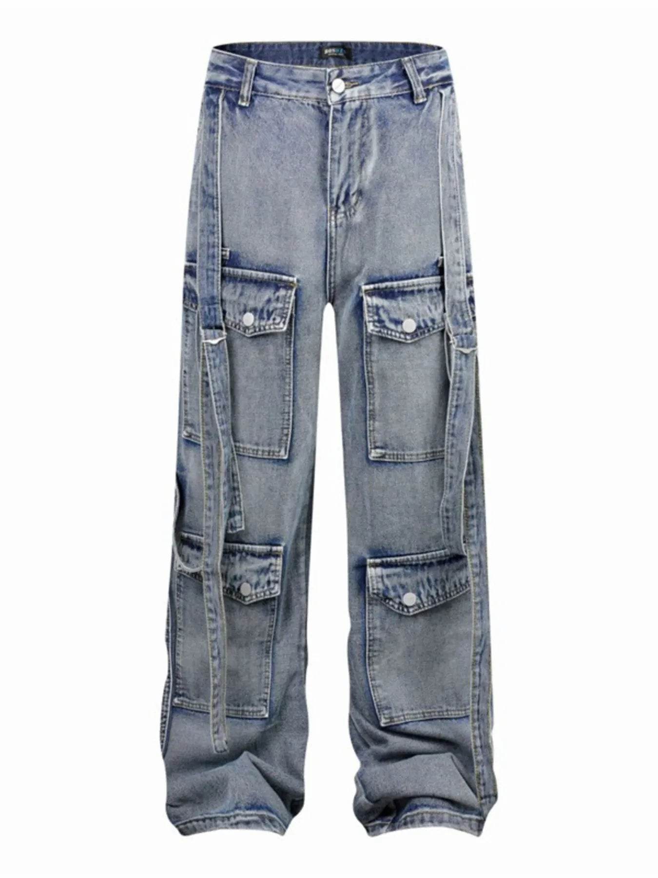 Men's Wide Leg Wide Leg Jeans - Ultim8 Designs 4 U
