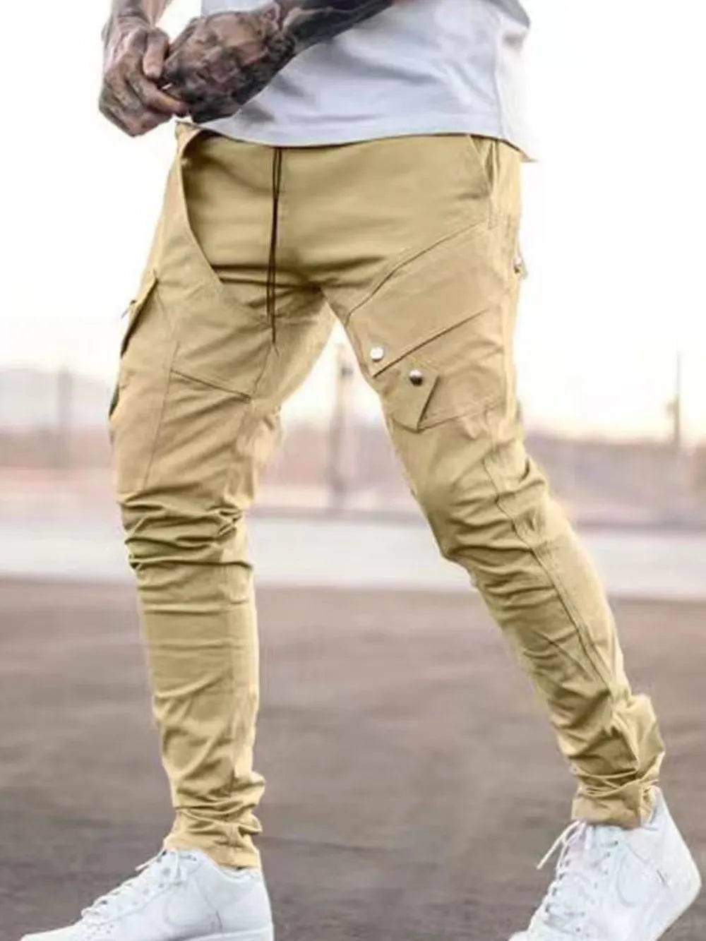 Men's Plus Size Pants with Cargo Pockets - Ultim8 Designs 4 U