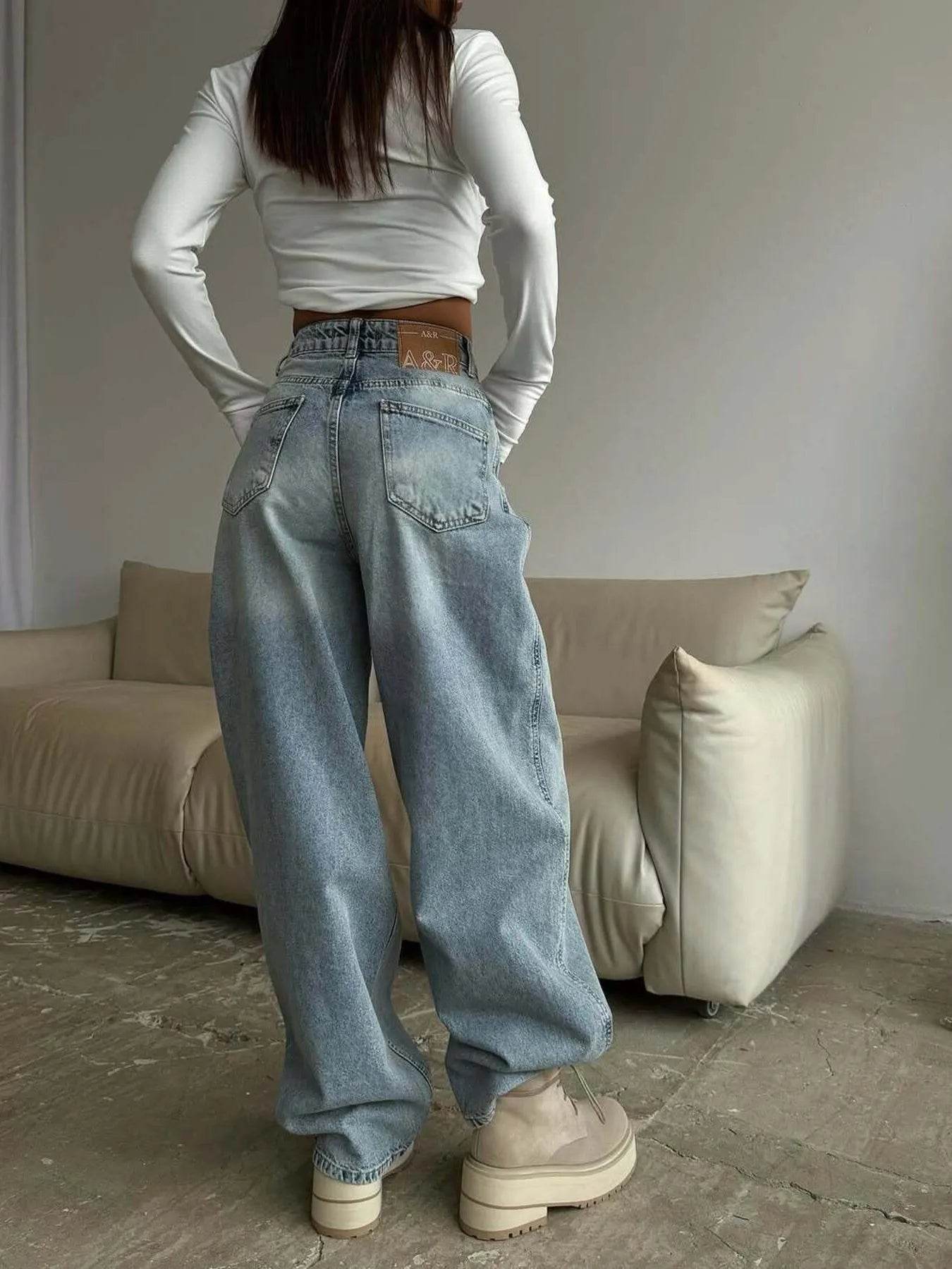 Wide Leg Jeans - Ultim8 Designs 4 U