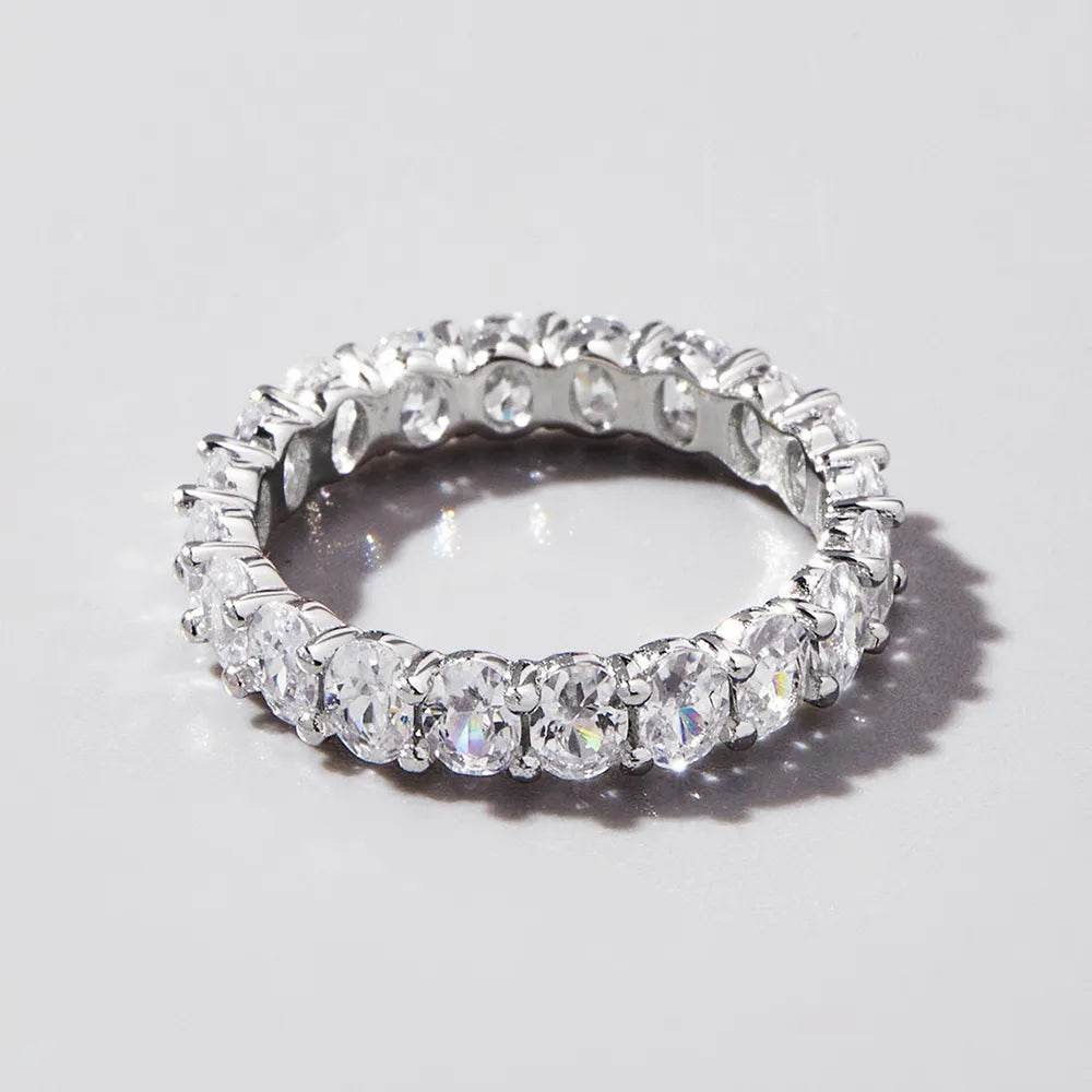 Inlaid Zircon 925 Sterling Silver Ring - Ultim8 Designs 4 U