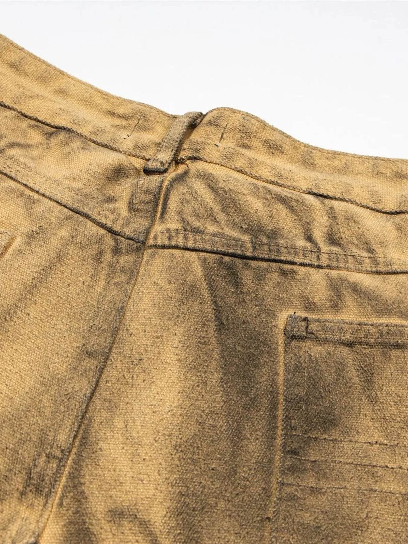 Men's Cargo Wide Leg Denim Jeans - Ultim8 Designs 4 U