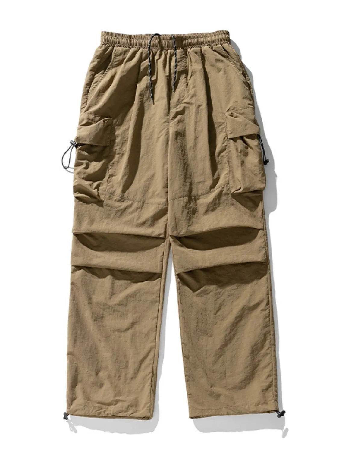 Men's Plus Size Elastic Waist Pants with Pockets - Ultim8 Designs 4 U
