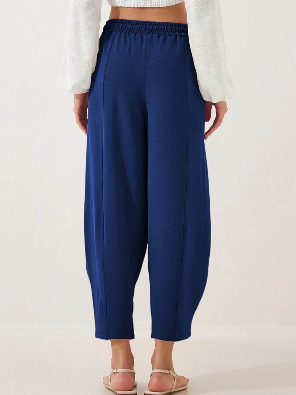 Full Size Drawstring Cropped Jogger Pants Plus Size - Ultim8 Designs 4 U