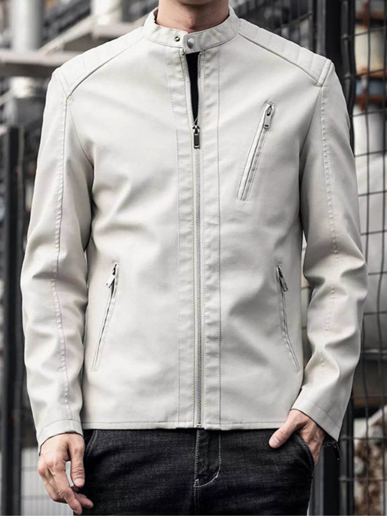 Men's Plus Size Zip Up Long Sleeve Jacket - Ultim8 Designs 4 U