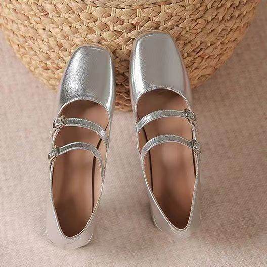 Real Soft Leather Rubber Women's Mary Jane Shoes - Ultim8 Designs 4 U