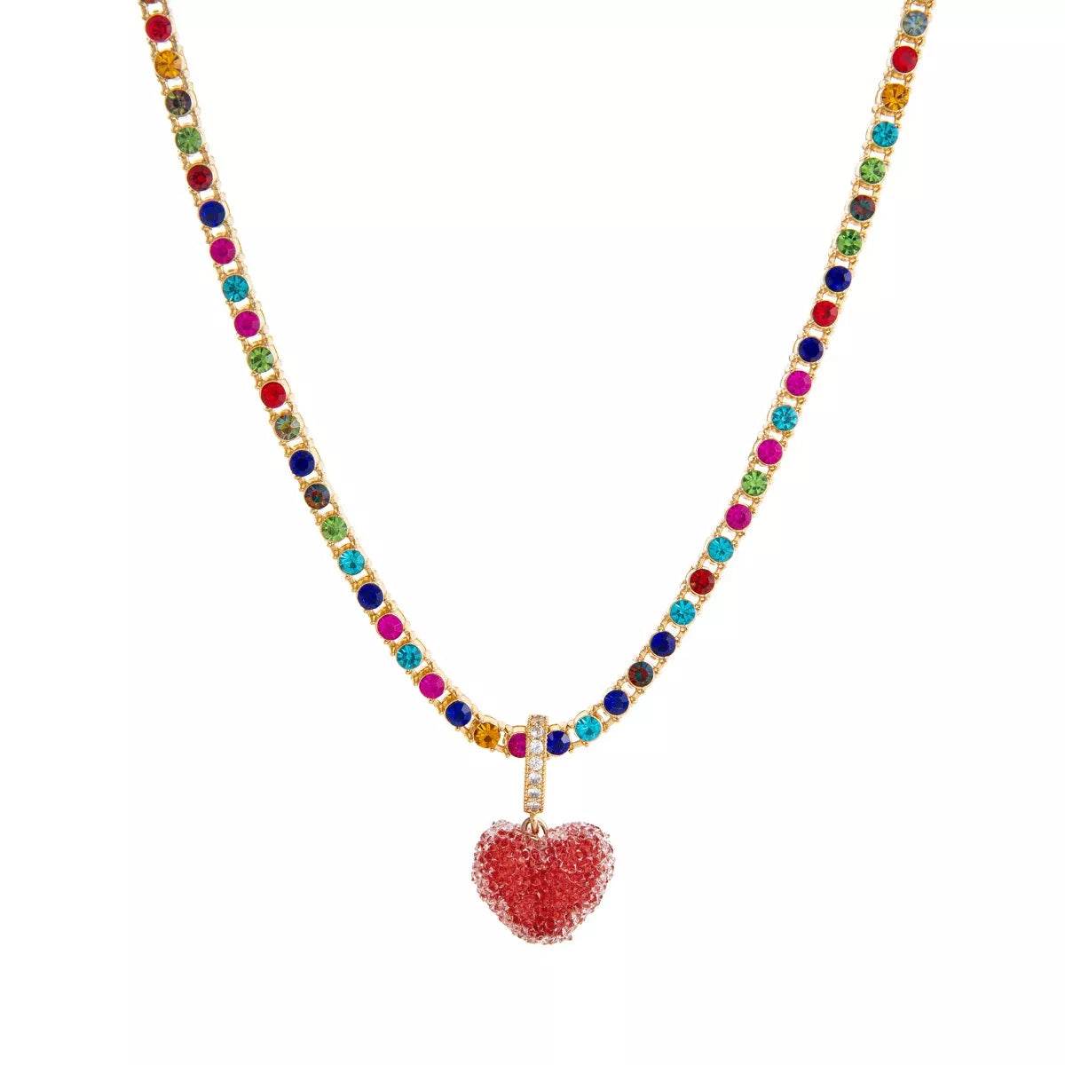 Colorful Resin Heart Necklace - Ultim8 Designs 4 U