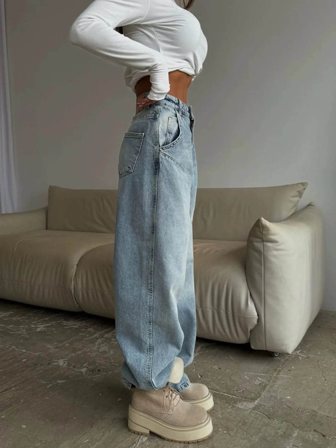 Wide Leg Jeans - Ultim8 Designs 4 U