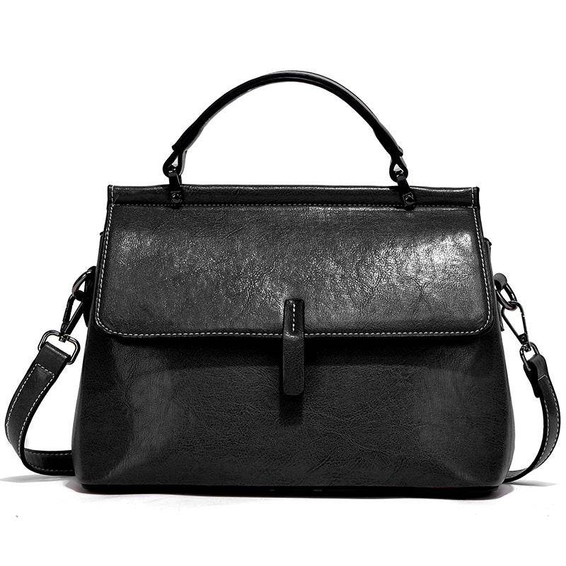 Fashion Large-capacity Leather Commuter Handbag - Ultim8 Designs 4 U