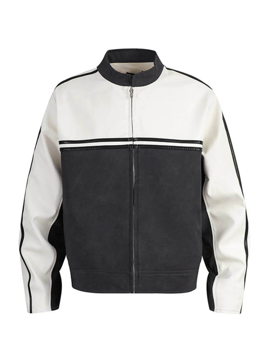Men's Two-Tone Zip Up Jacket - Ultim8 Designs 4 U
