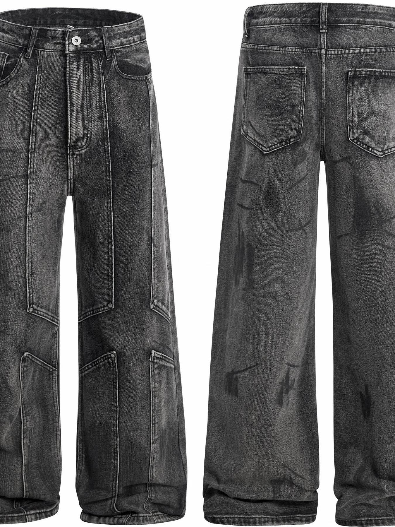 Men's Wide-Leg Jeans - Ultim8 Designs 4 U