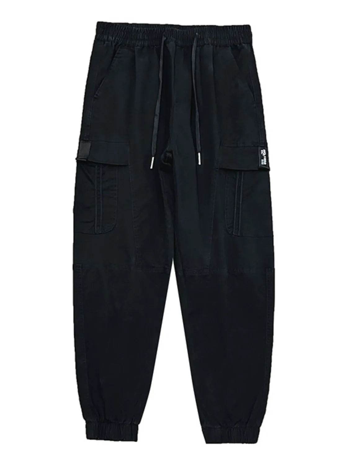 Men's Plus Size Drawstring Pants with Cargo Pockes - Ultim8 Designs 4 U
