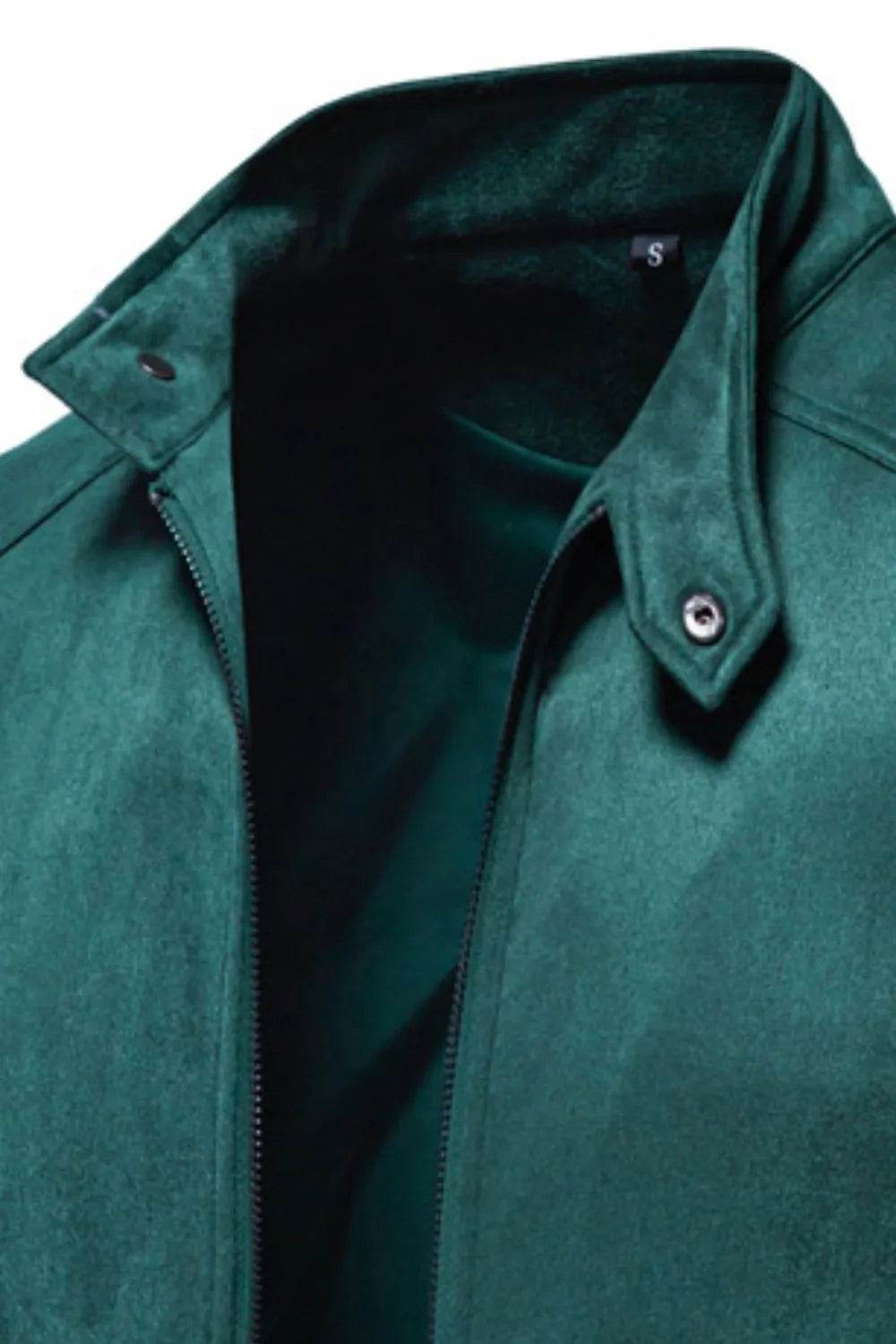 Men's Zip Up Long Sleeve Biker Jacket - Ultim8 Designs 4 U