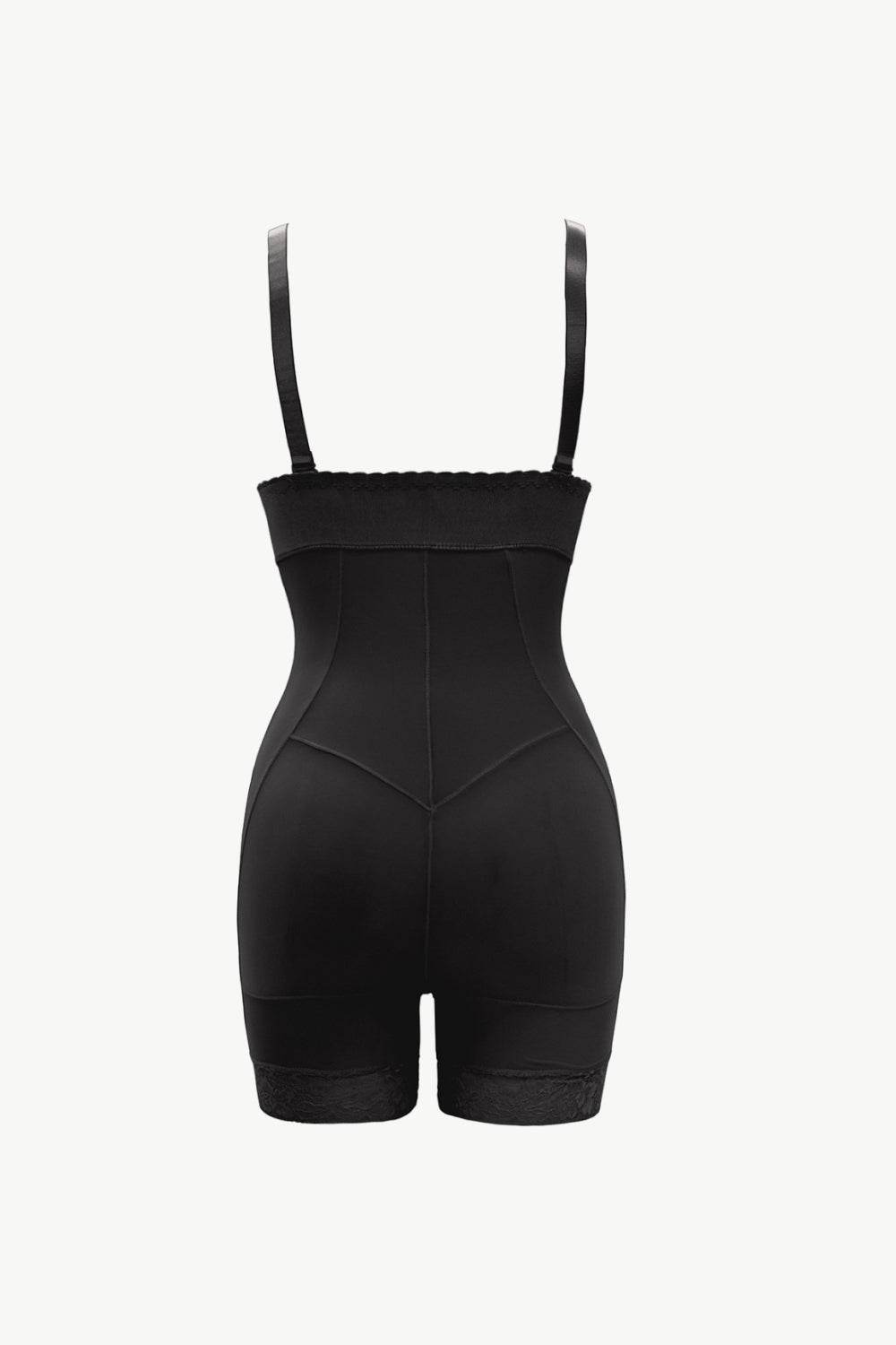 Full Size Zip Up Under-Bust Shaping Bodysuit - Ultim8 Designs 4 U