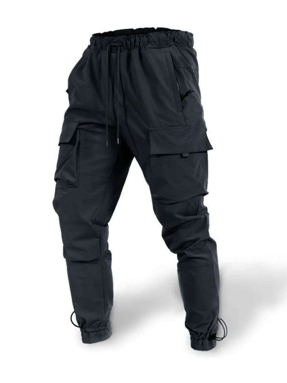 Men's Plus Size Drawstring Pants with Cargo Pockets - Ultim8 Designs 4 U