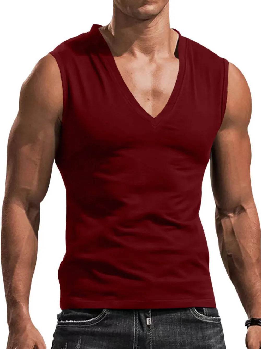 Men's Plus Size V-Neck Tank - Ultim8 Designs 4 U