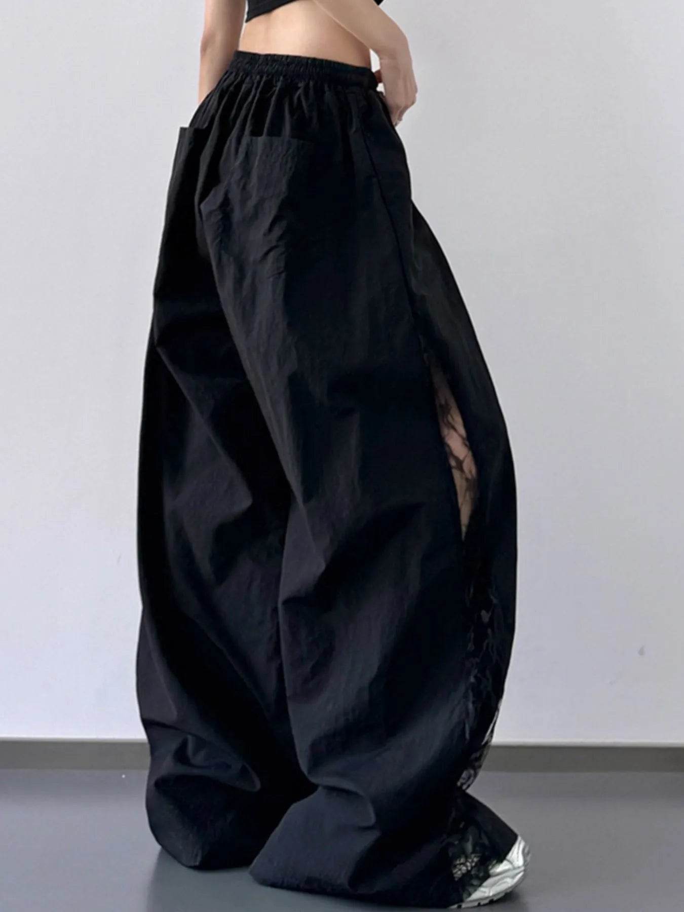 Elastic Waist Wide-Leg Pants - Ultim8 Designs 4 U