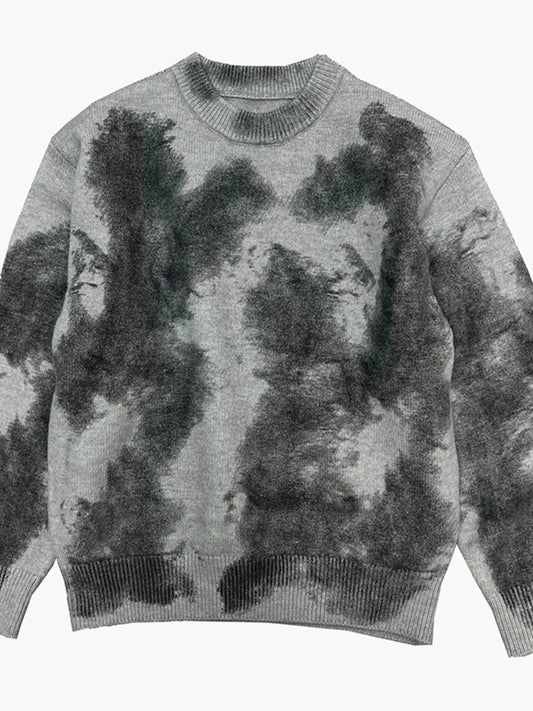Men's Plus Size Ribbed Hem Round Neck Sweater - Ultim8 Designs 4 U
