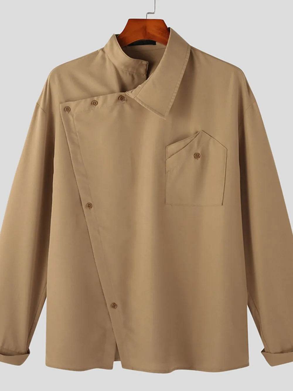 Men's Asymmetrical Long Sleeve Shirt - Ultim8 Designs 4 U