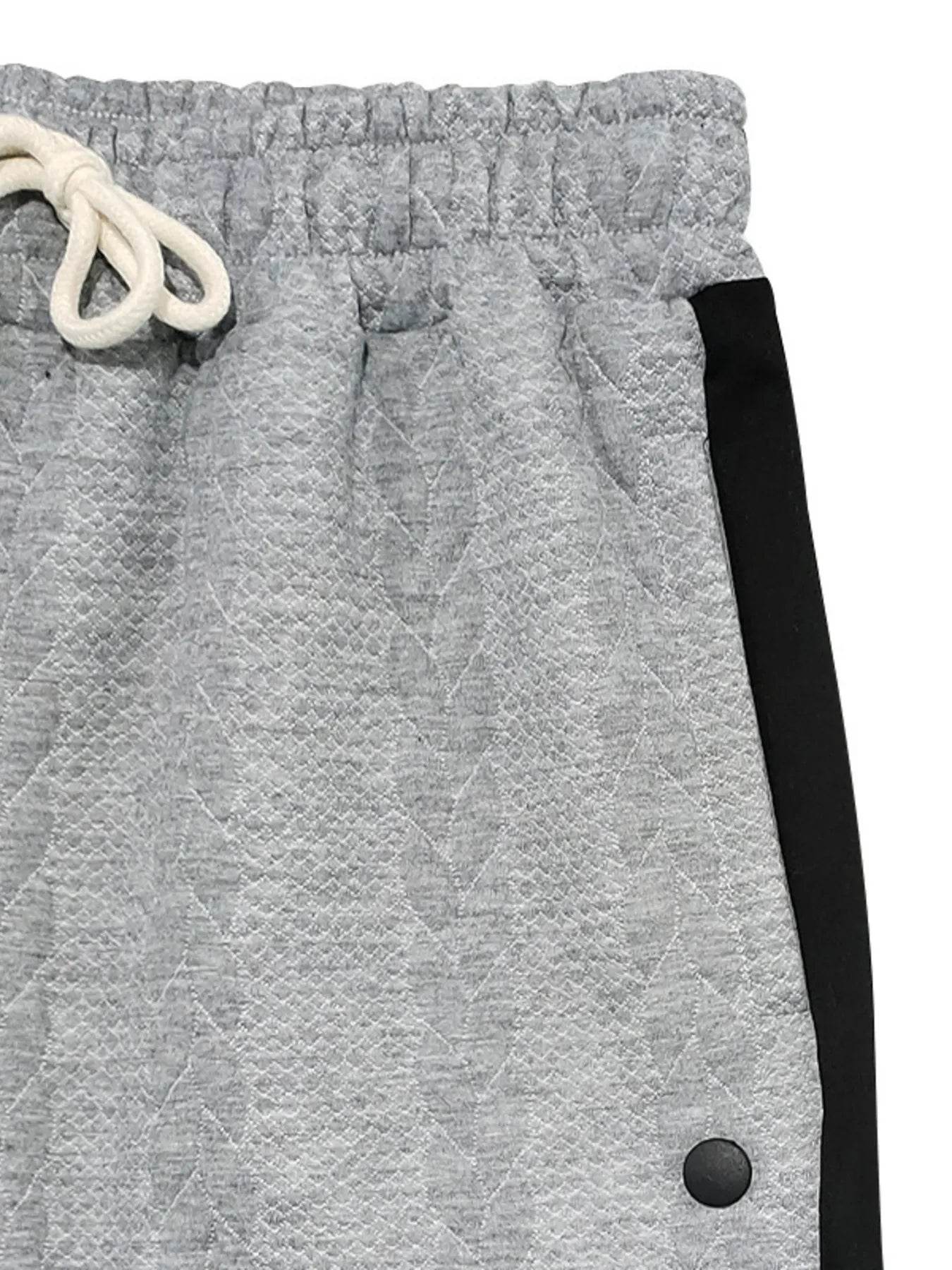 Men's Full Size Textured Drawstring Pants Plus Size - Ultim8 Designs 4 U