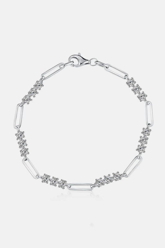 1.8 Carat Moissanite 925 Sterling Silver Bracelet - Ultim8 Designs 4 U