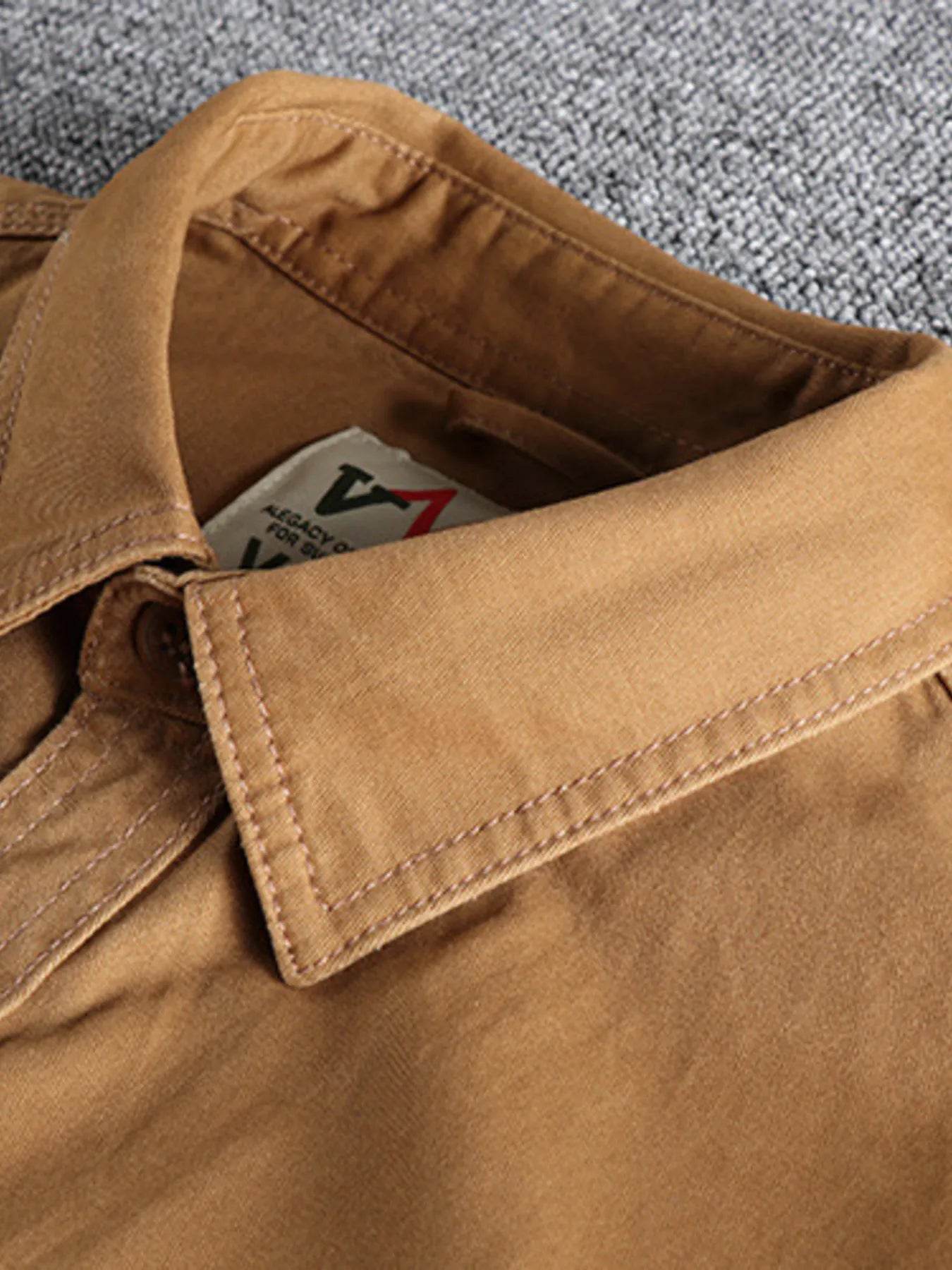 Men's Plus Size Button Up Shirt with Chest Pockets - Ultim8 Designs 4 U