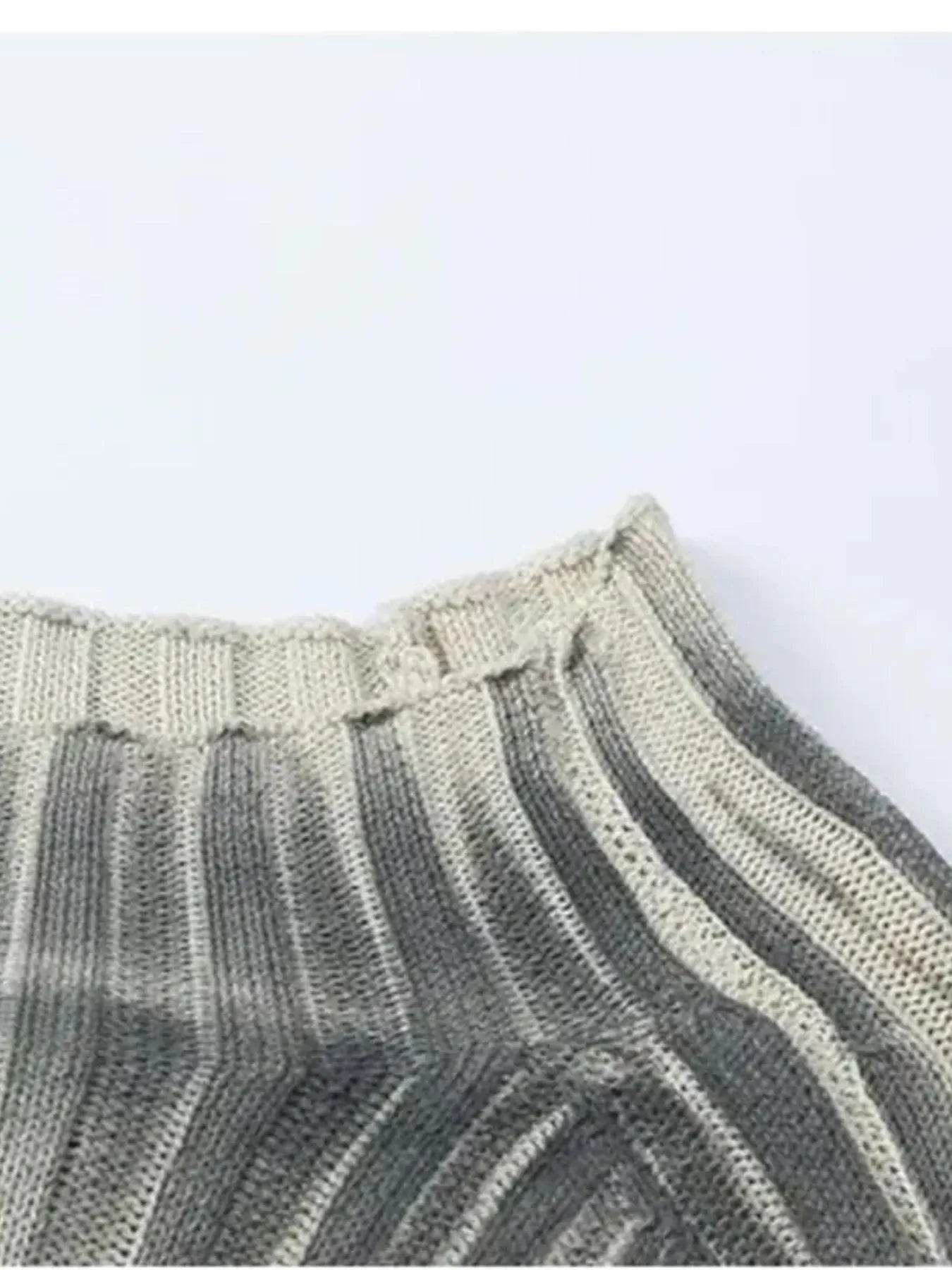 Men's Ribbed Knit Long Sleeve Sweater - Ultim8 Designs 4 U