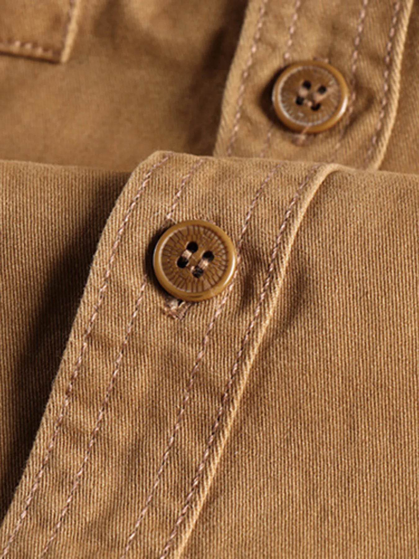 Men's Plus Size Button Up Shirt with Chest Pockets - Ultim8 Designs 4 U