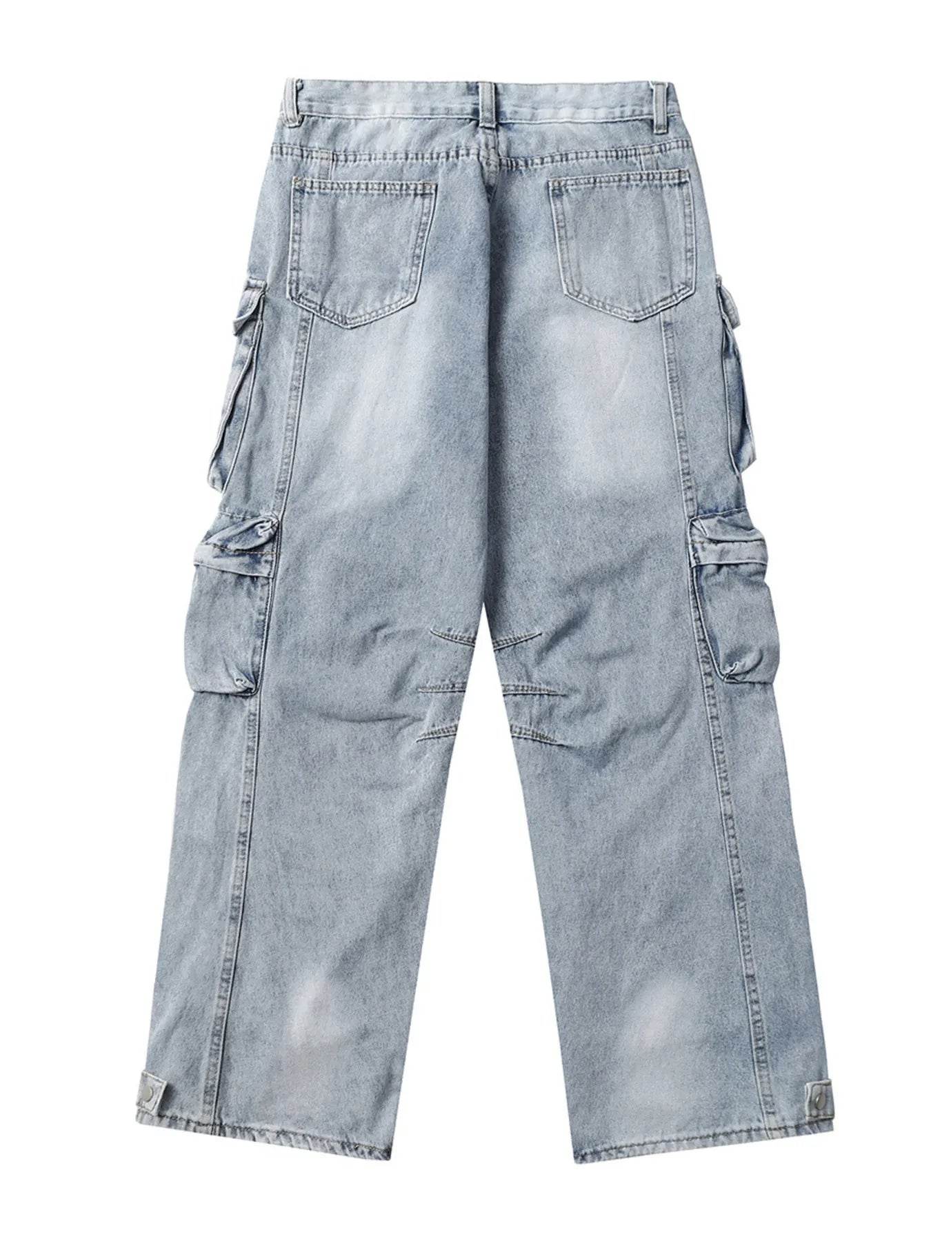 Men's Multi-Pocket Cargo Jeans - Ultim8 Designs 4 U