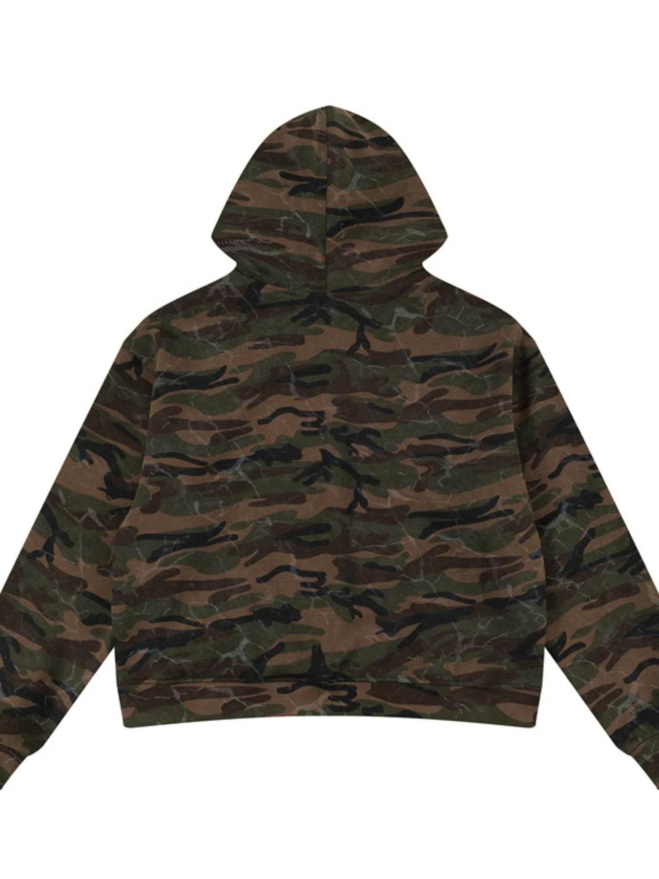 Men's Camouflage Print Zip-Up Hoodie - Ultim8 Designs 4 U