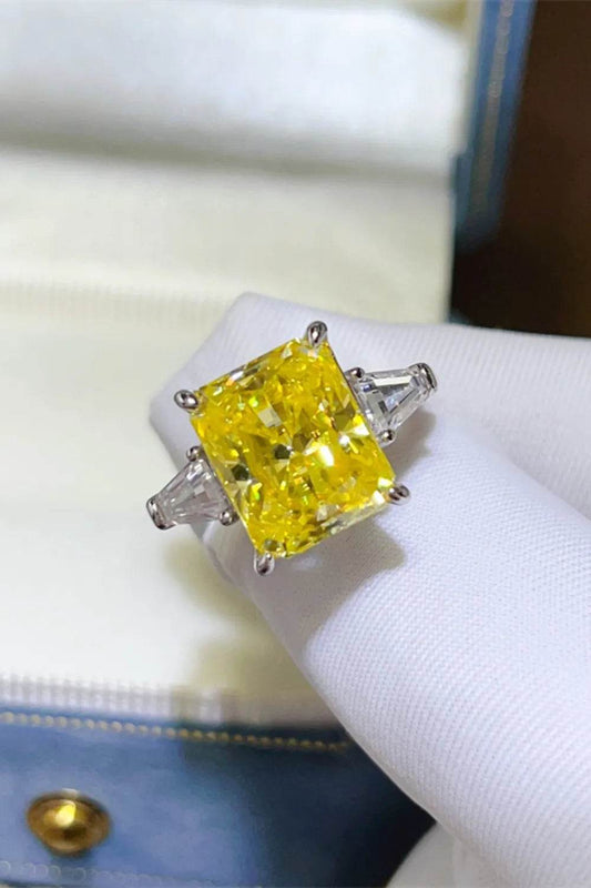 5 Carat Moissanite 925 Sterling Silver Ring - Ultim8 Designs 4 U