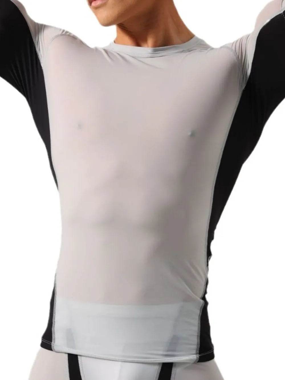 Men's Contrast Round Neck Short Sleeve T-Shirt - Ultim8 Designs 4 U