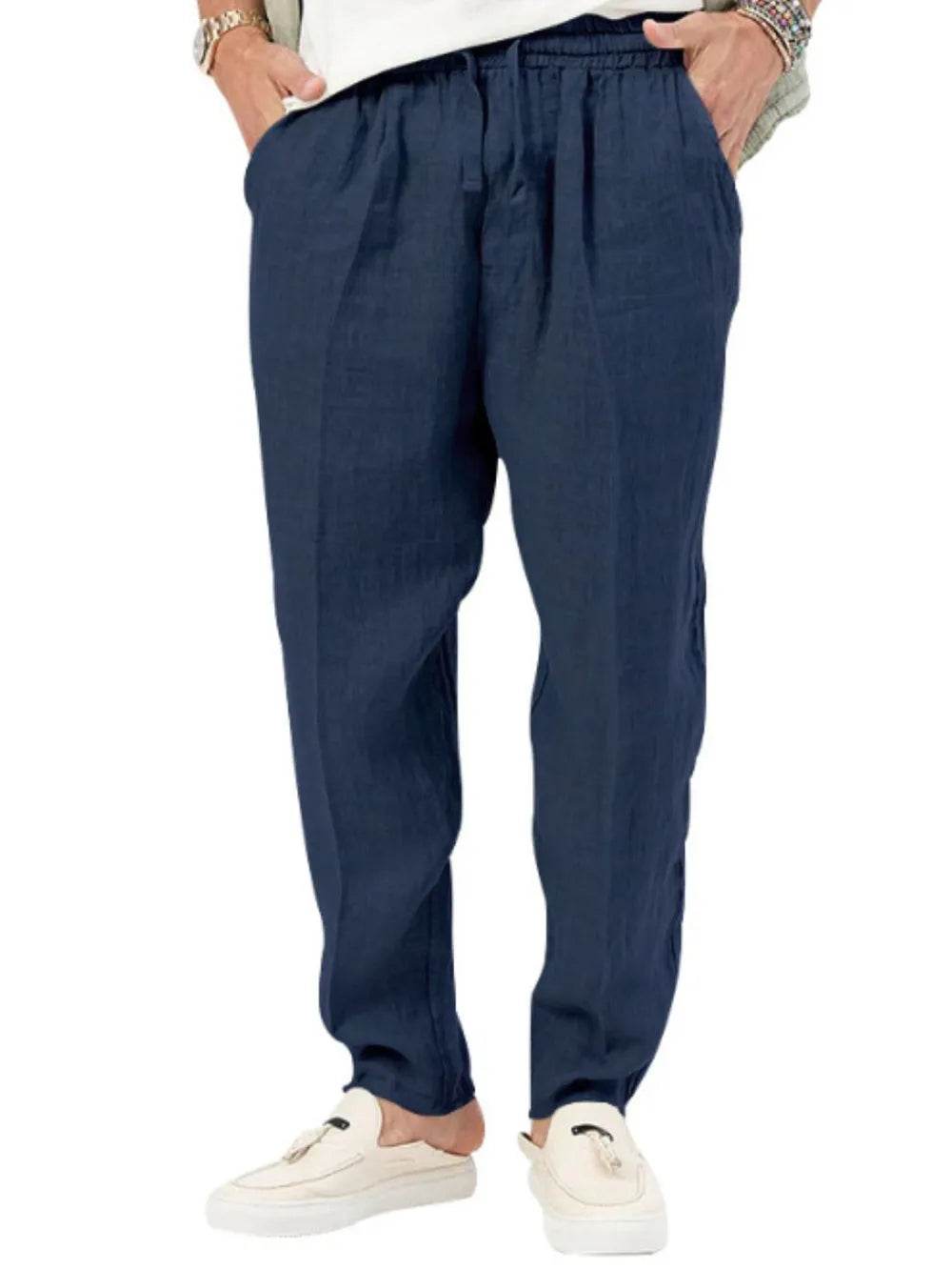 Men's Plus Size Drawstring Pants with Pockets - Ultim8 Designs 4 U