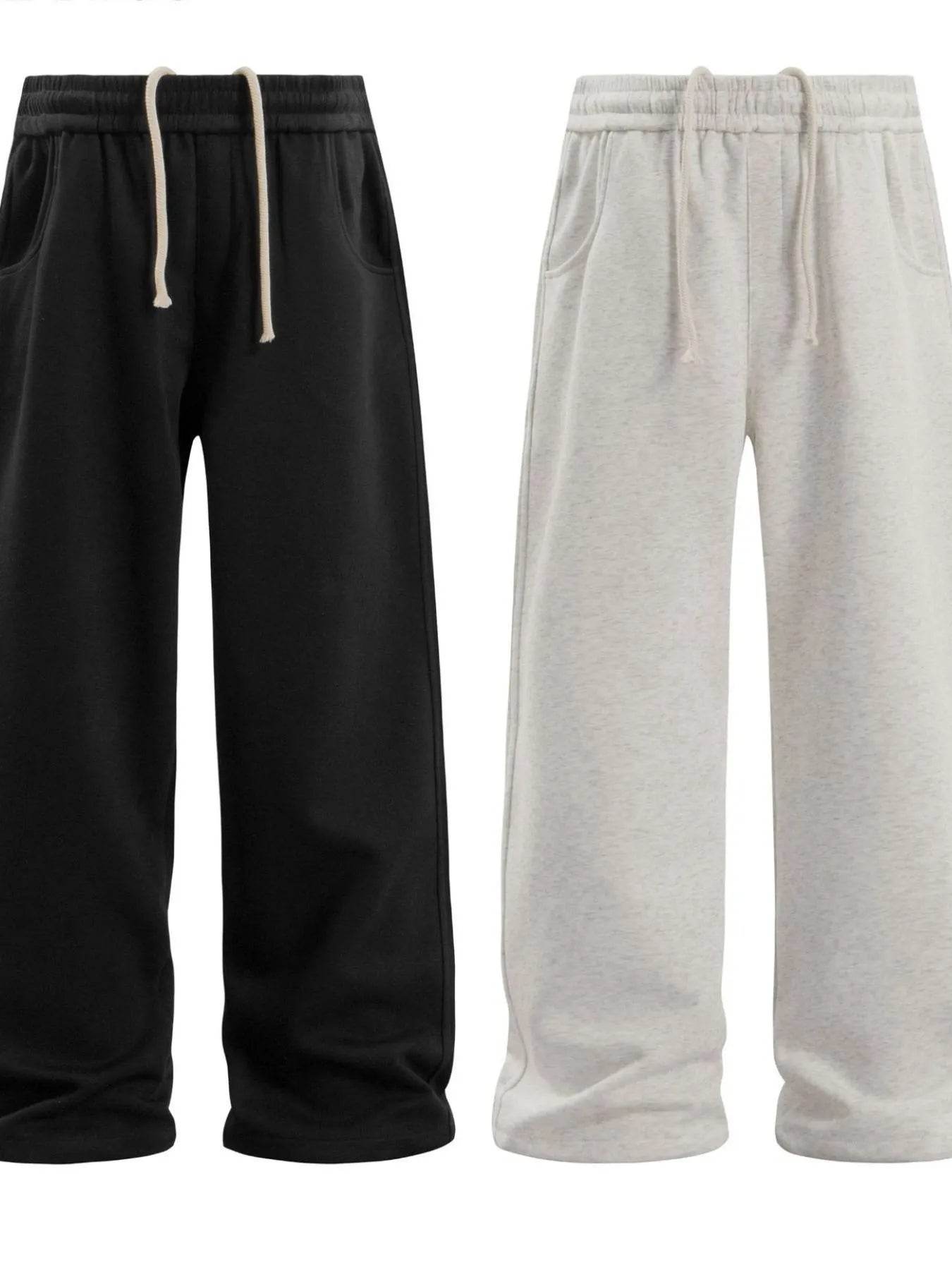 Men's Wide Leg Drawstring Casual Pants - Ultim8 Designs 4 U