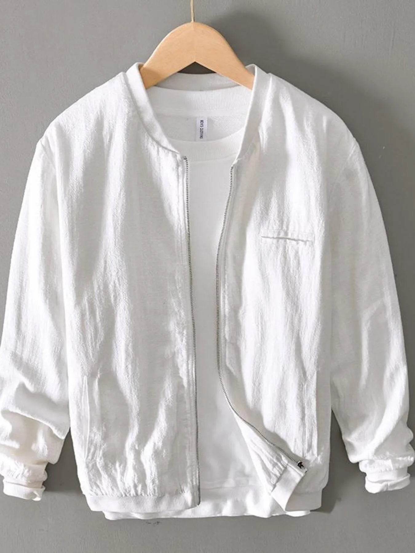 Men's Plus Size Zip Up Long Sleeve Jacket - Ultim8 Designs 4 U