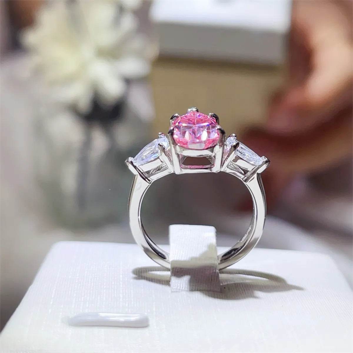 2 Carat 925 Sterling Silver Moissanite Ring - Ultim8 Designs 4 U