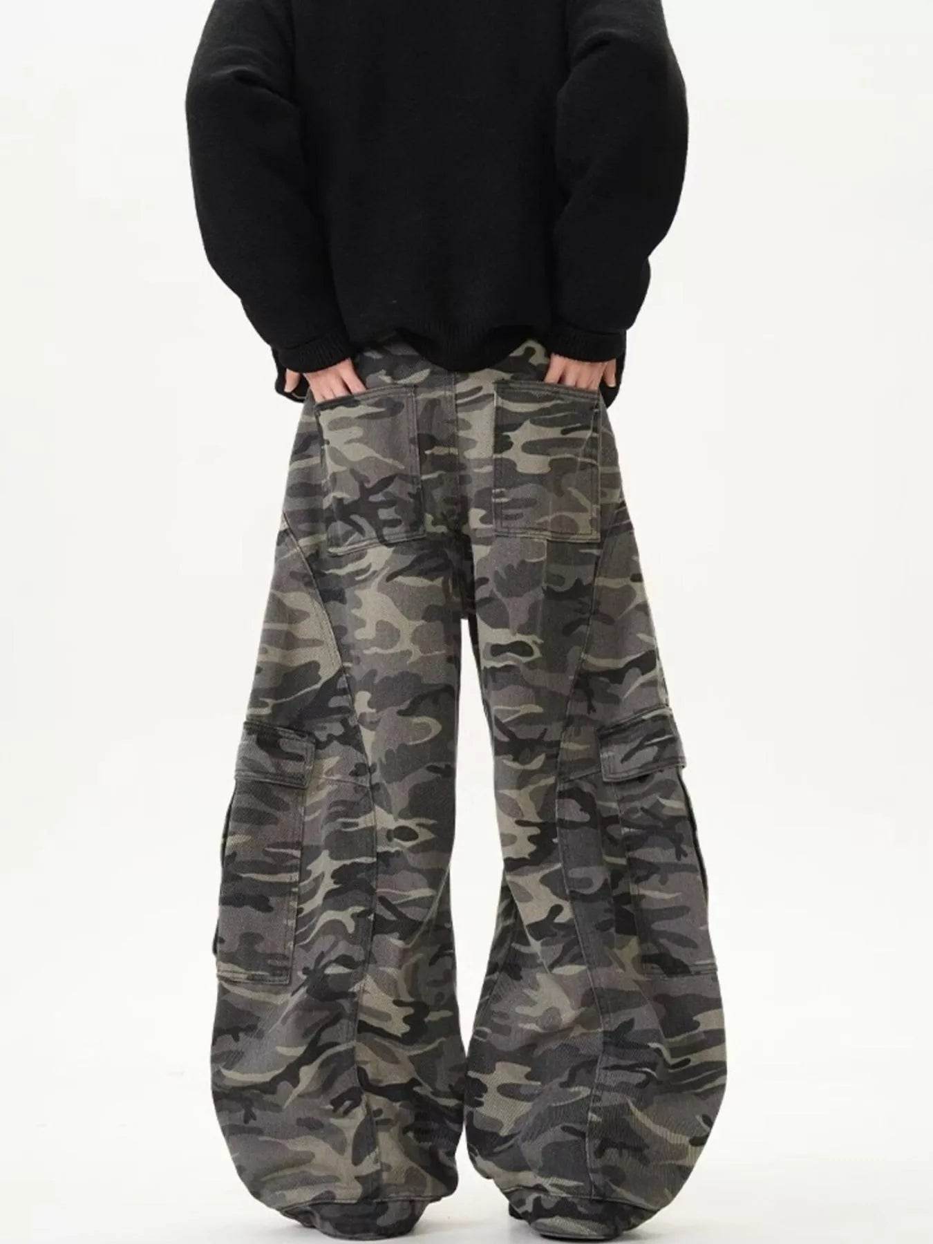 Men's Camouflage Wide Leg Pants - Ultim8 Designs 4 U