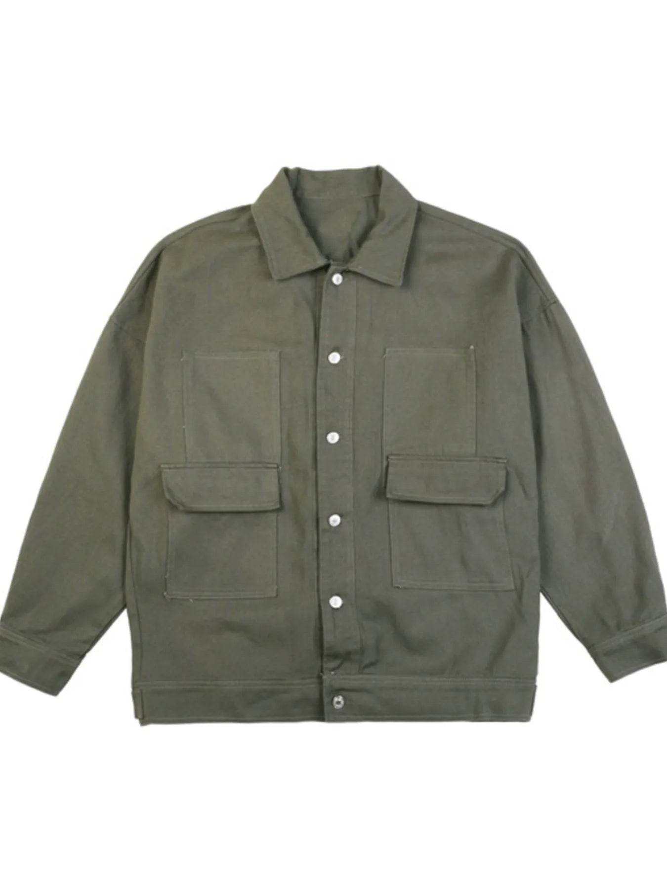 Men's Button Up Drop Shoulder Denim Jacket - Ultim8 Designs 4 U