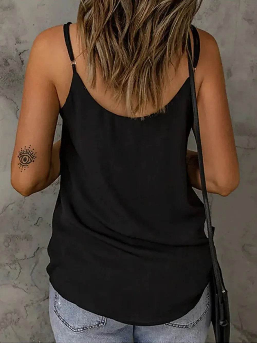 Full Size V-Neck Spaghetti Strap Cami - Ultim8 Designs 4 U