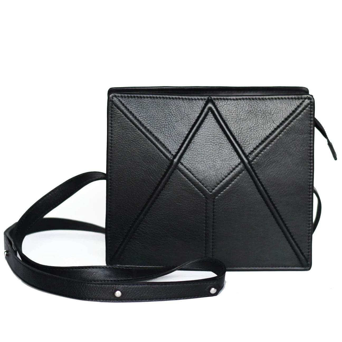 FACET Leather Shoulder Bag by Gerda Retter - Ultim8 Designs 4 U