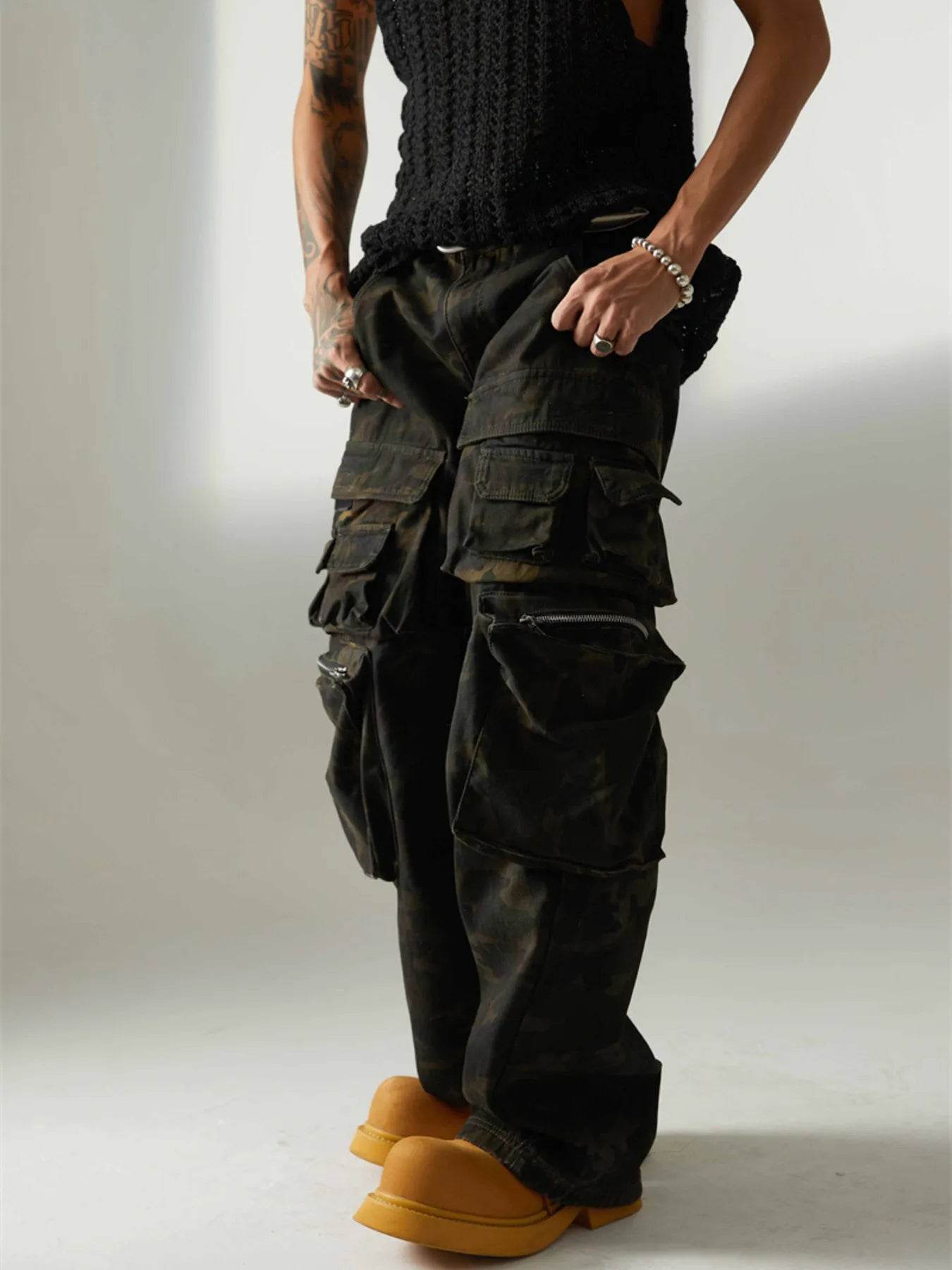 Men's Camouflage Cargo Jeans - Ultim8 Designs 4 U