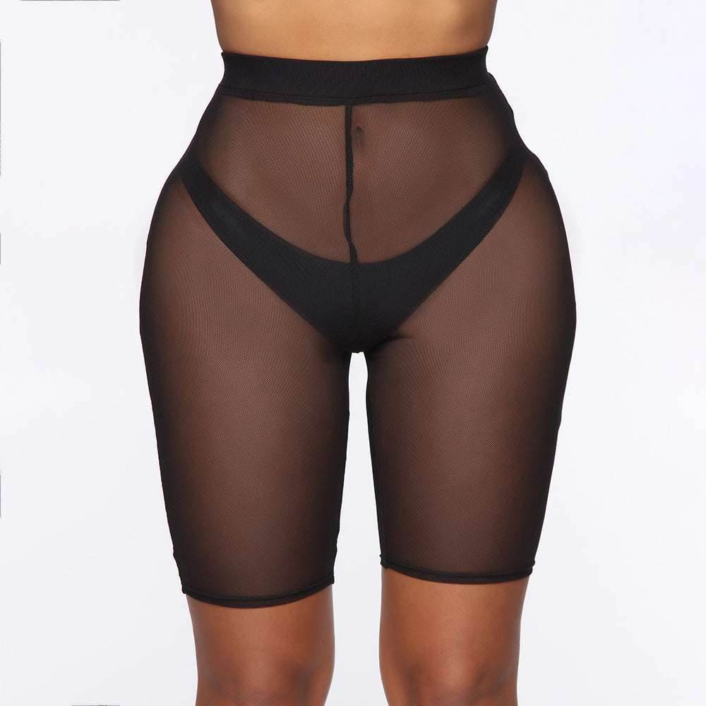 XM1208 Black Mesh Compression Street Hipster Pants - Ultim8 Designs 4 U
