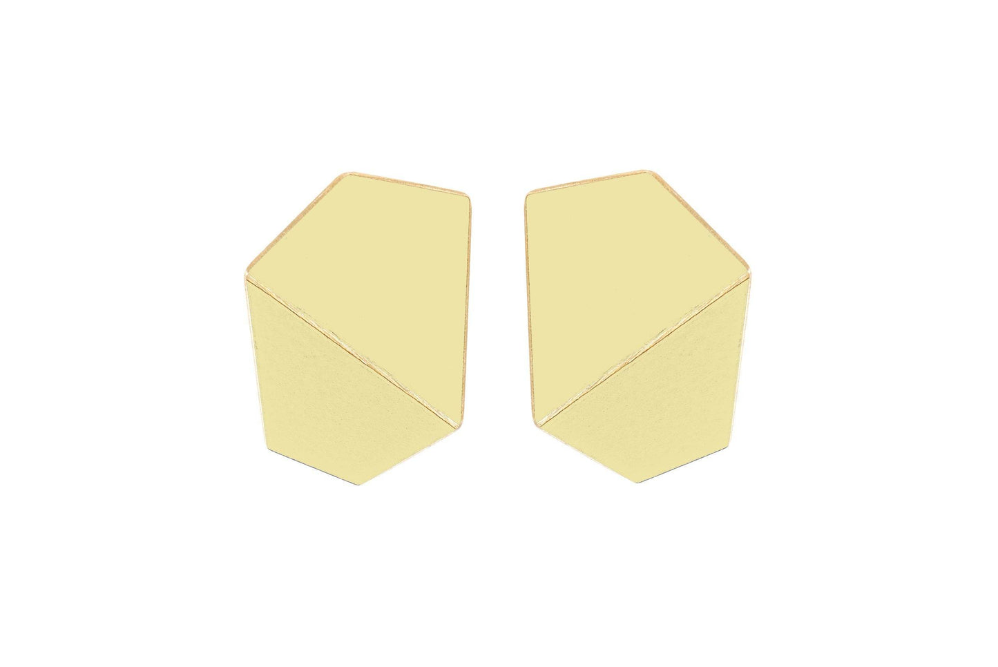 Folded Wide Earrings - Ultim8 Designs 4 U