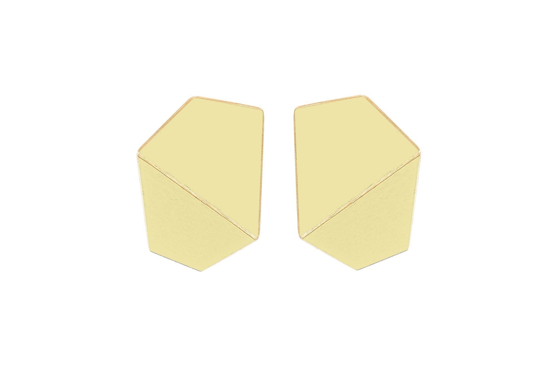 Folded Wide Earrings - Ultim8 Designs 4 U
