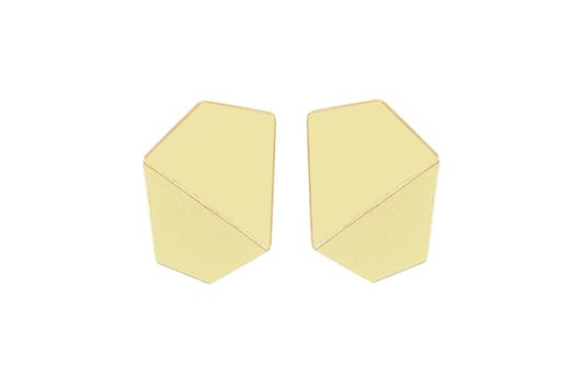 Folded Wide Earrings - Ultim8 Designs 4 U