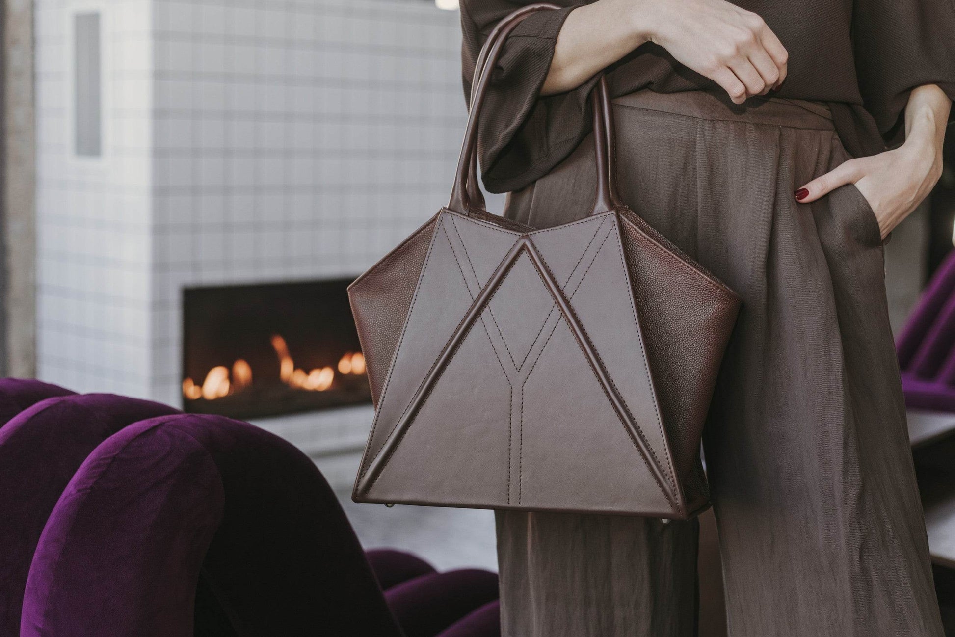 Leather Handbag Nova - Ultim8 Designs 4 U